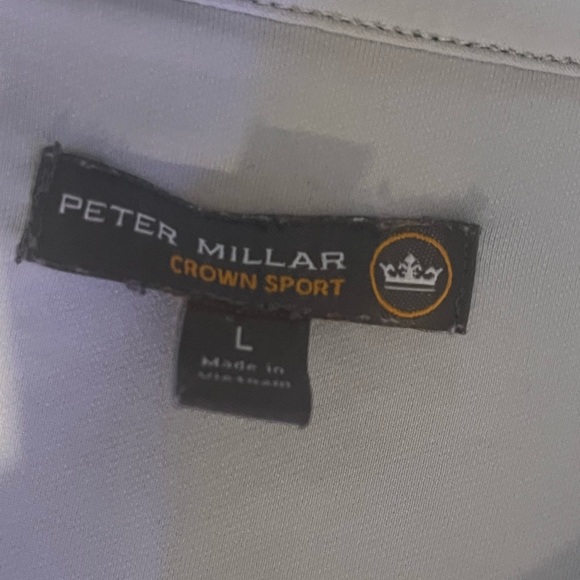 👑Peter Millar | Golf Quarter Zip Shirt - Picture 4 of 5